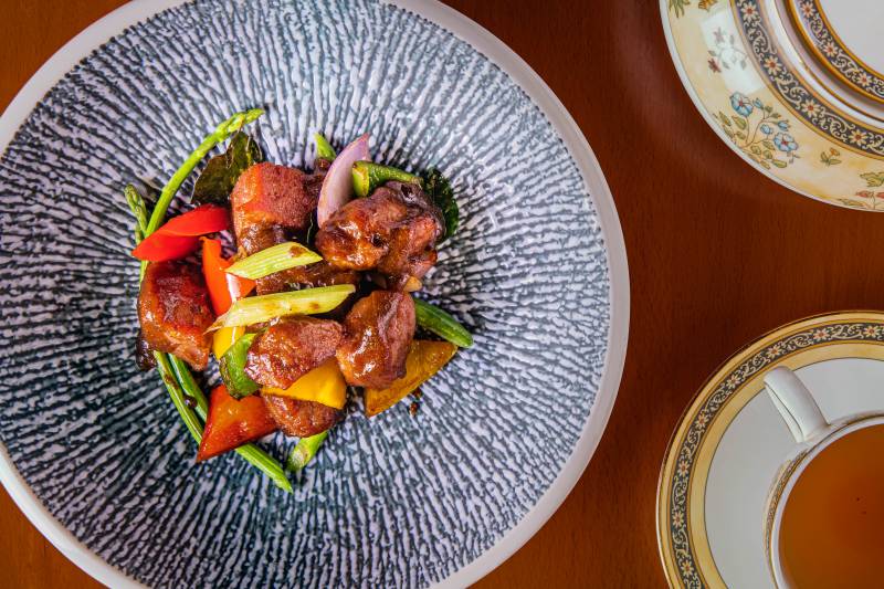 Dining at Ritz-Carlton Bangalore