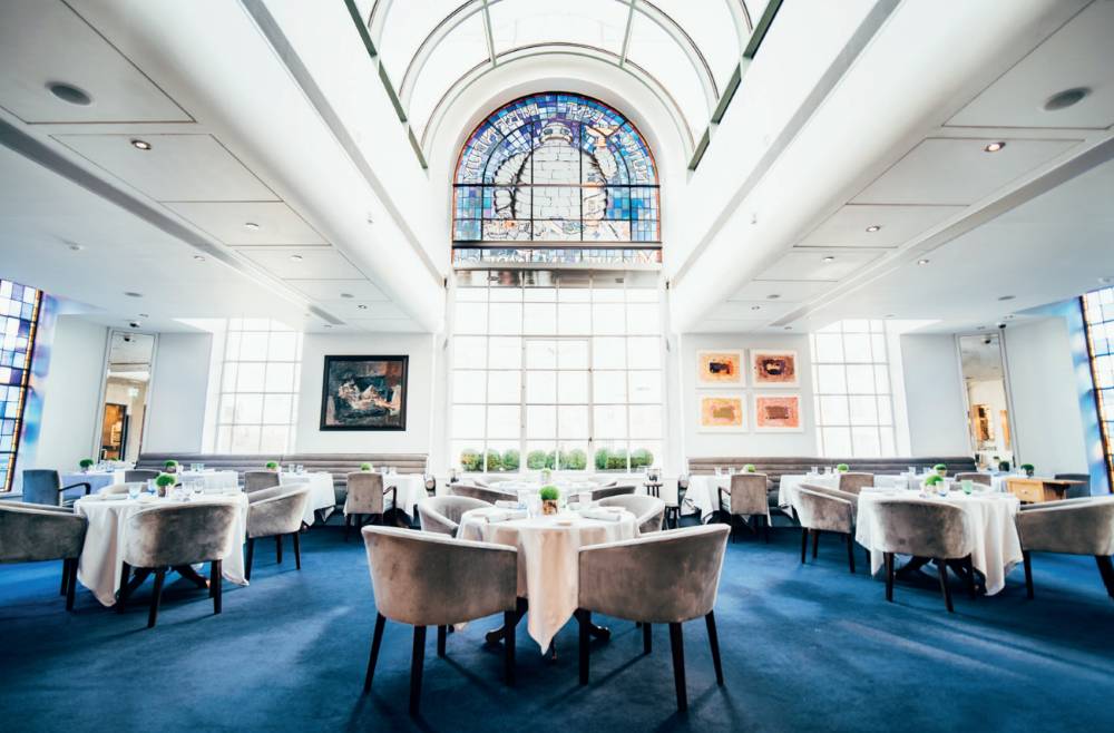 Bibendum Stained Glass Windows