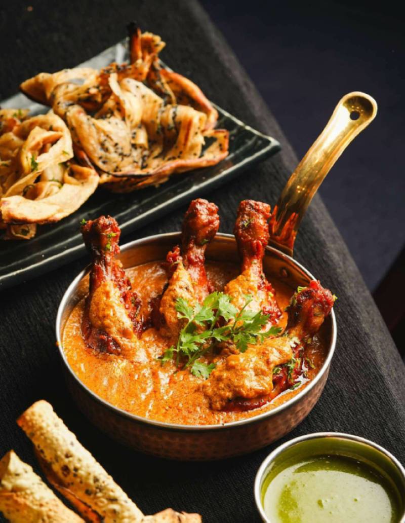 Chef Eliyaz with his culinary team