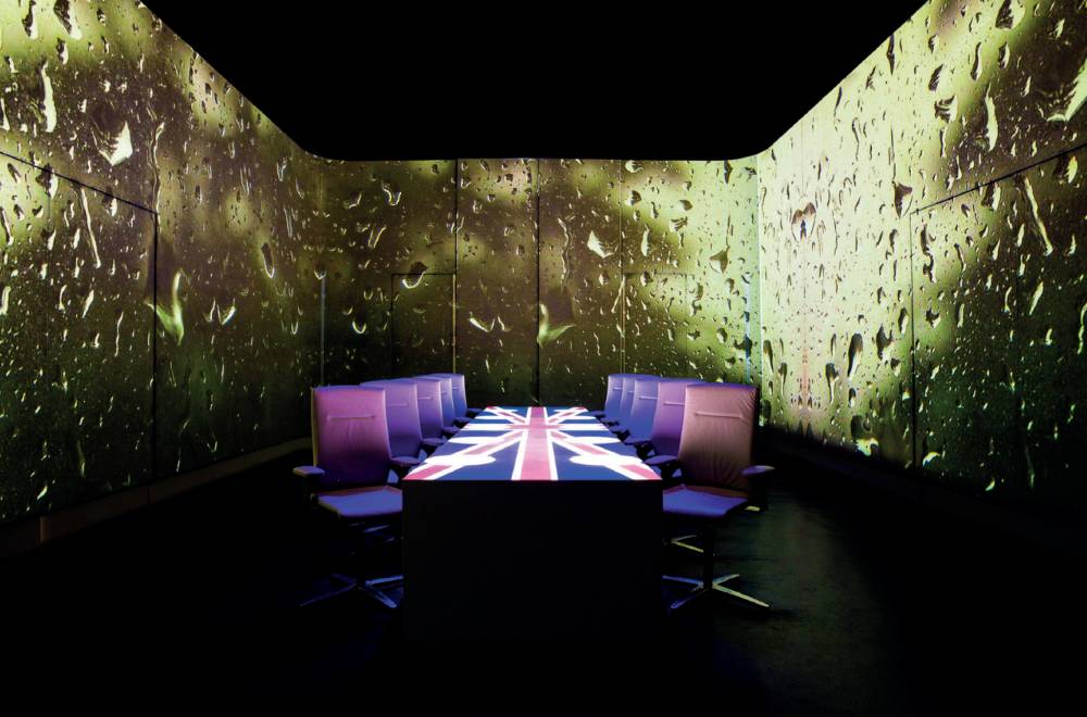 Immersive dining room at Ultraviolet Shanghai