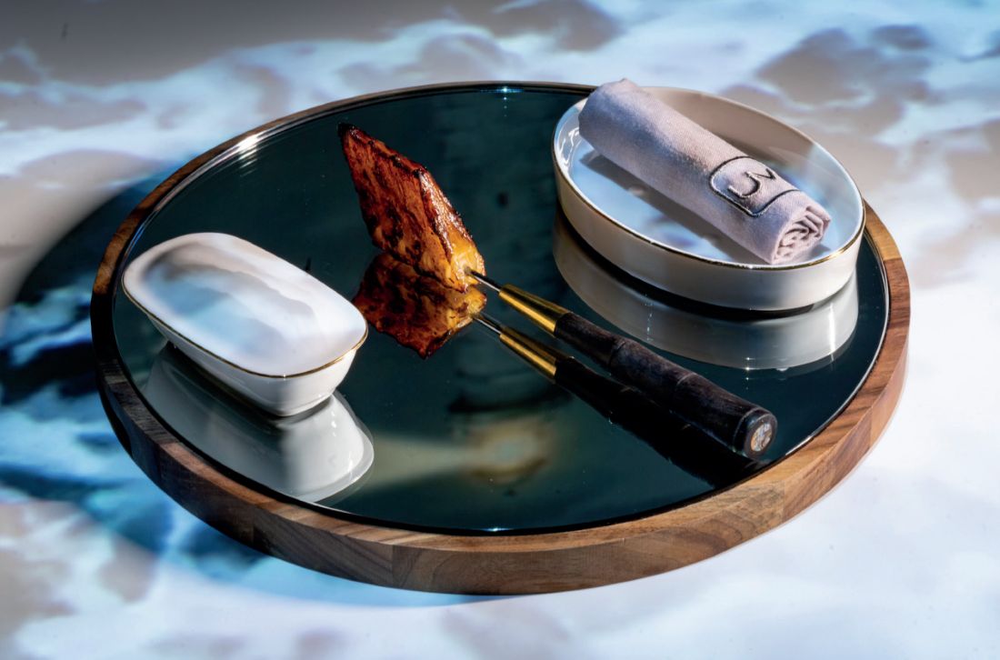 Immersive dining room at Ultraviolet Shanghai