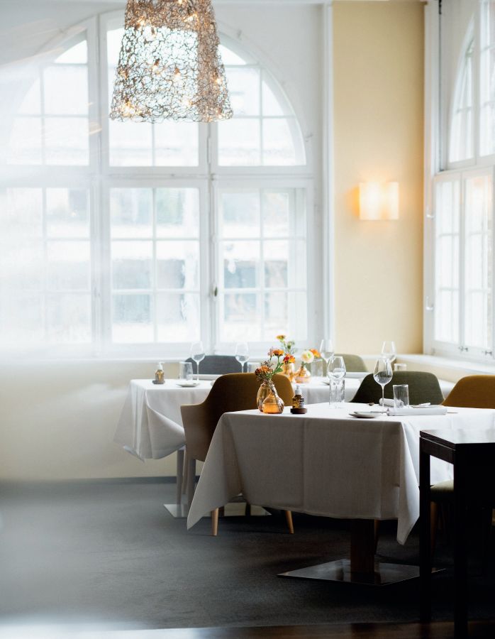 Interior of Restaurant Stucki Basel