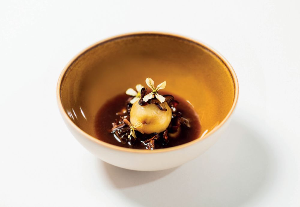 Interior of Restaurant Stucki Basel