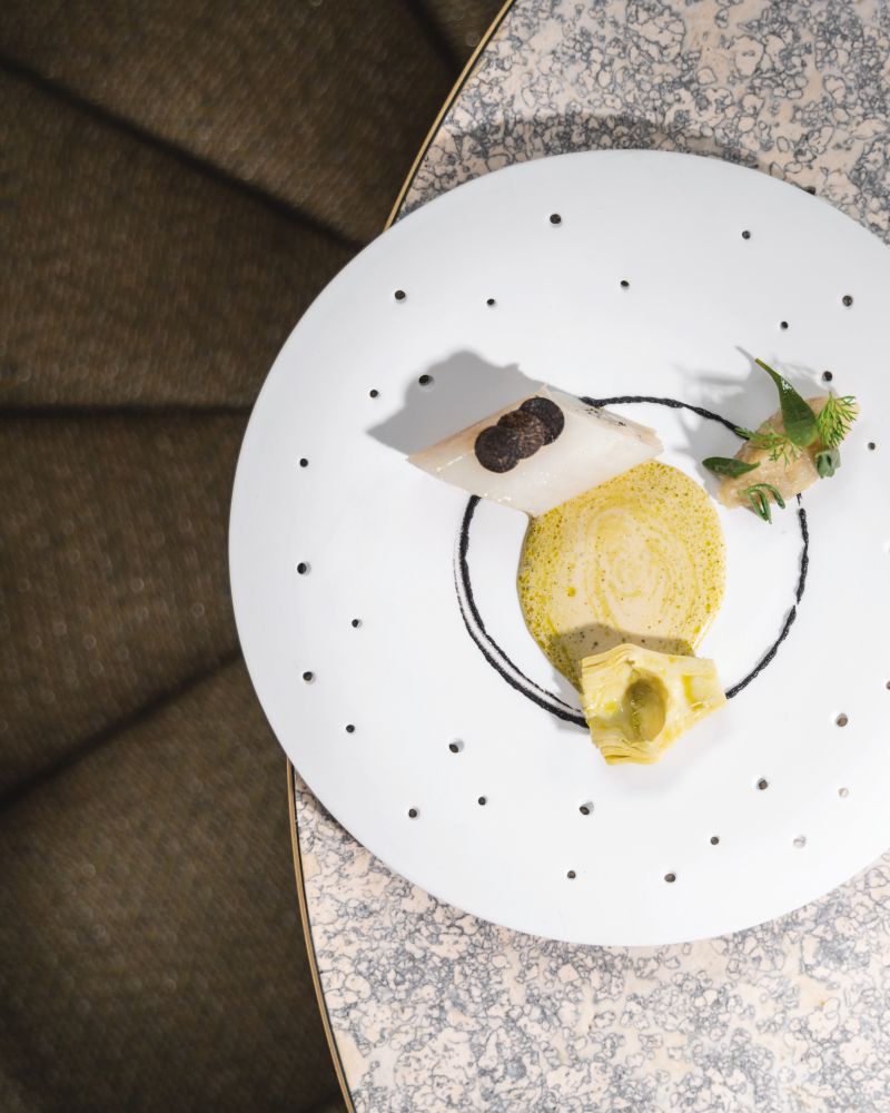 Chef Tom Aikens delicate plating