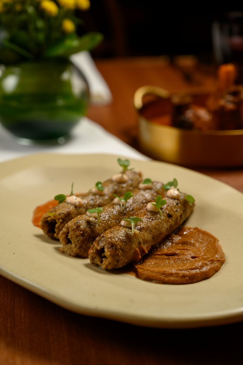 Exquisite plating at Dhilli restaurant