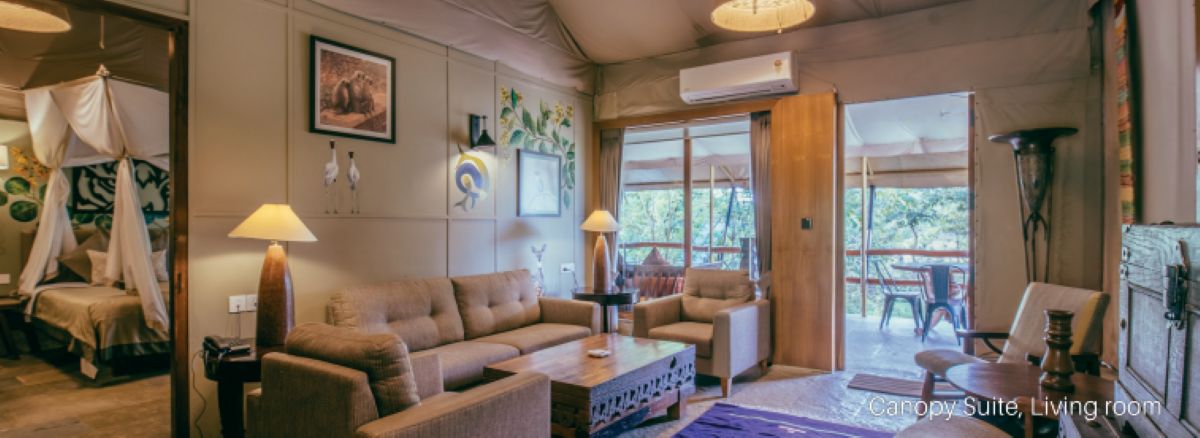 Safari style living units at Limban