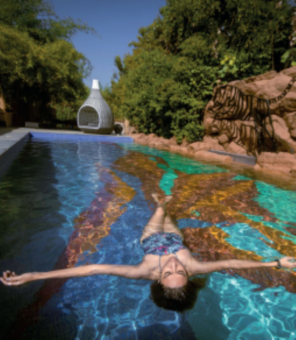 Safari style living units at Limban