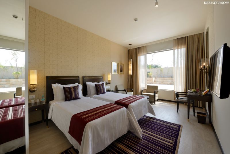 Exquisitely designed room at Marasa Sarovar