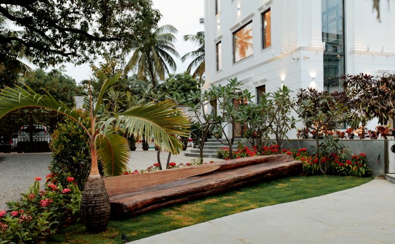 Poolside event venue at Ramada Goa