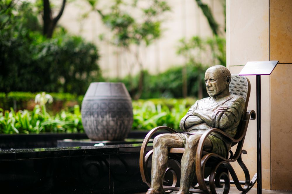 Picasso Bronze Sculpture by Robert St. Croix