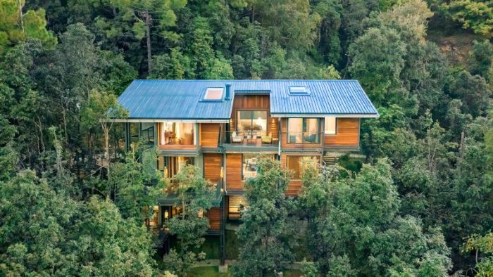 Villa in the Woods Structural Innovation