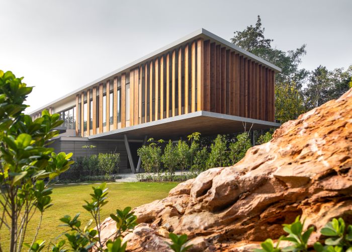 Villa in the Woods Structural Innovation