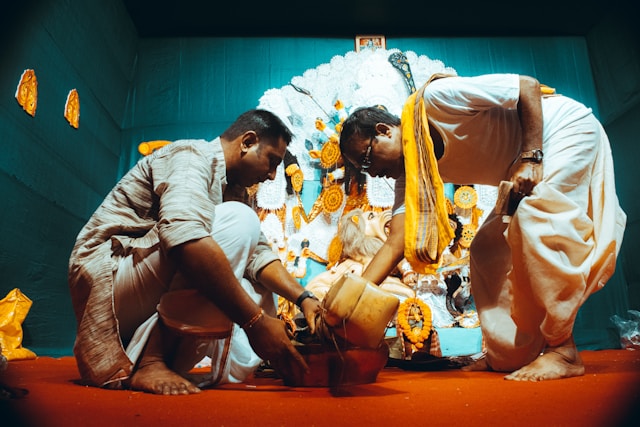 Illuminated Pandal Architecture